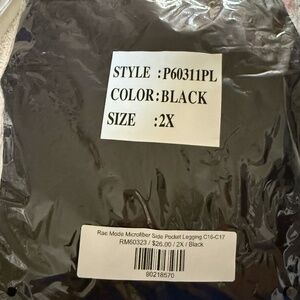 Rae Mode Microfiber Side Pocket Legging C16-C17